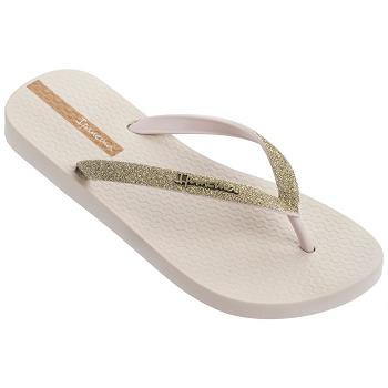 Ipanema Flip Flops Women Lolita Glitter Beige 257618ULH Ireland